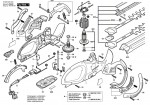 Bosch 0 600 845 268 AHS 55-24 S Hedge Trimmer 230 V / GB Spare Parts AHS55-24S